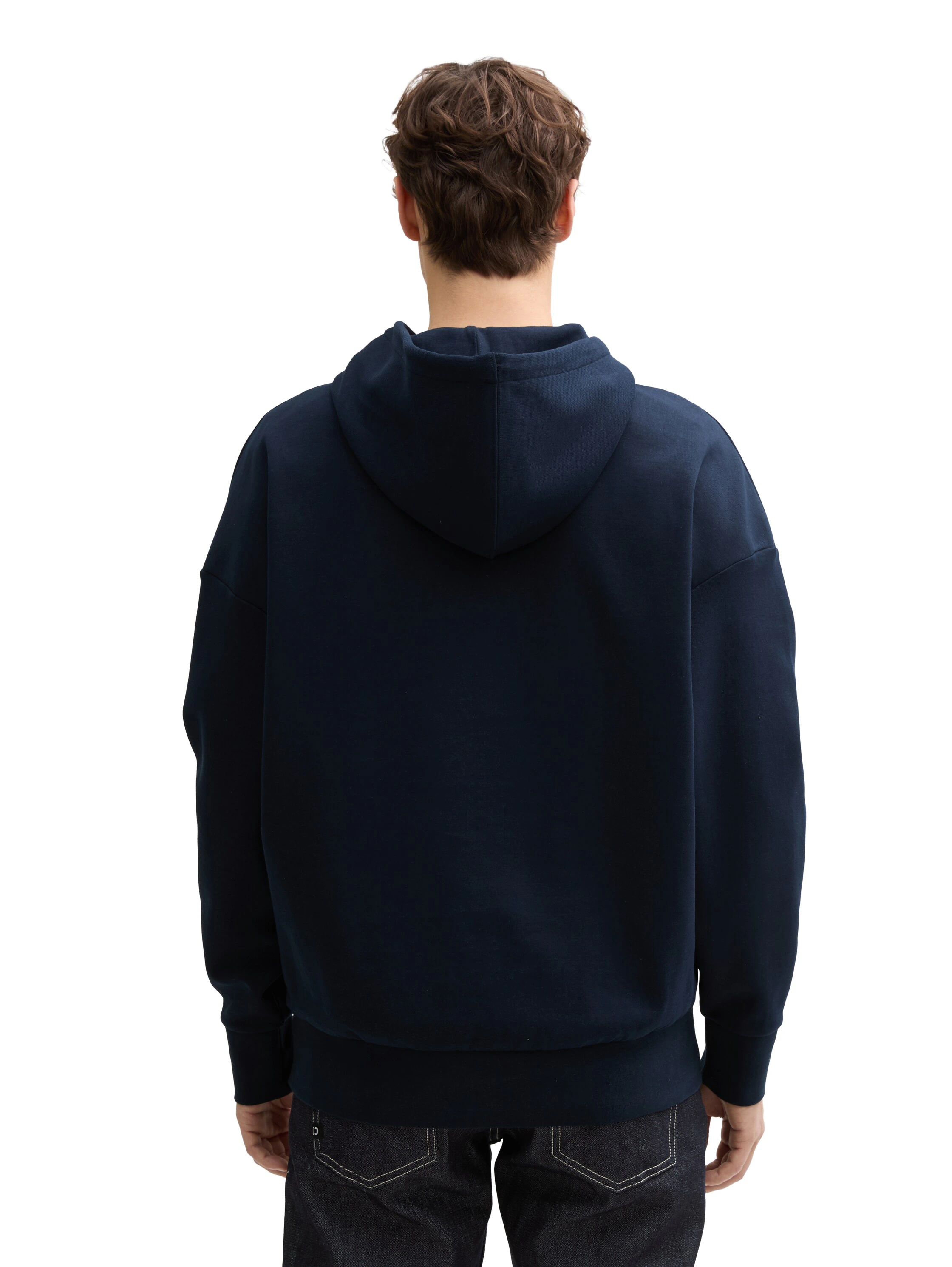 TOM TAILOR Denim Kapuzensweatshirt, mit Statement-Print günstig online kaufen