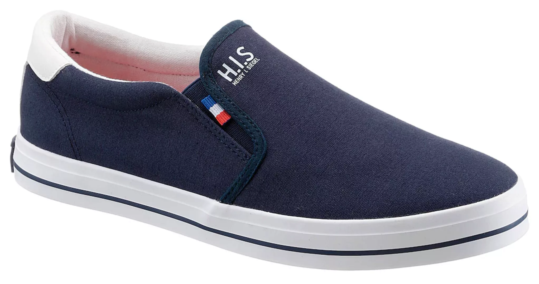 H.I.S Slip-On Sneaker, mit seitlichen Gummizügen günstig online kaufen