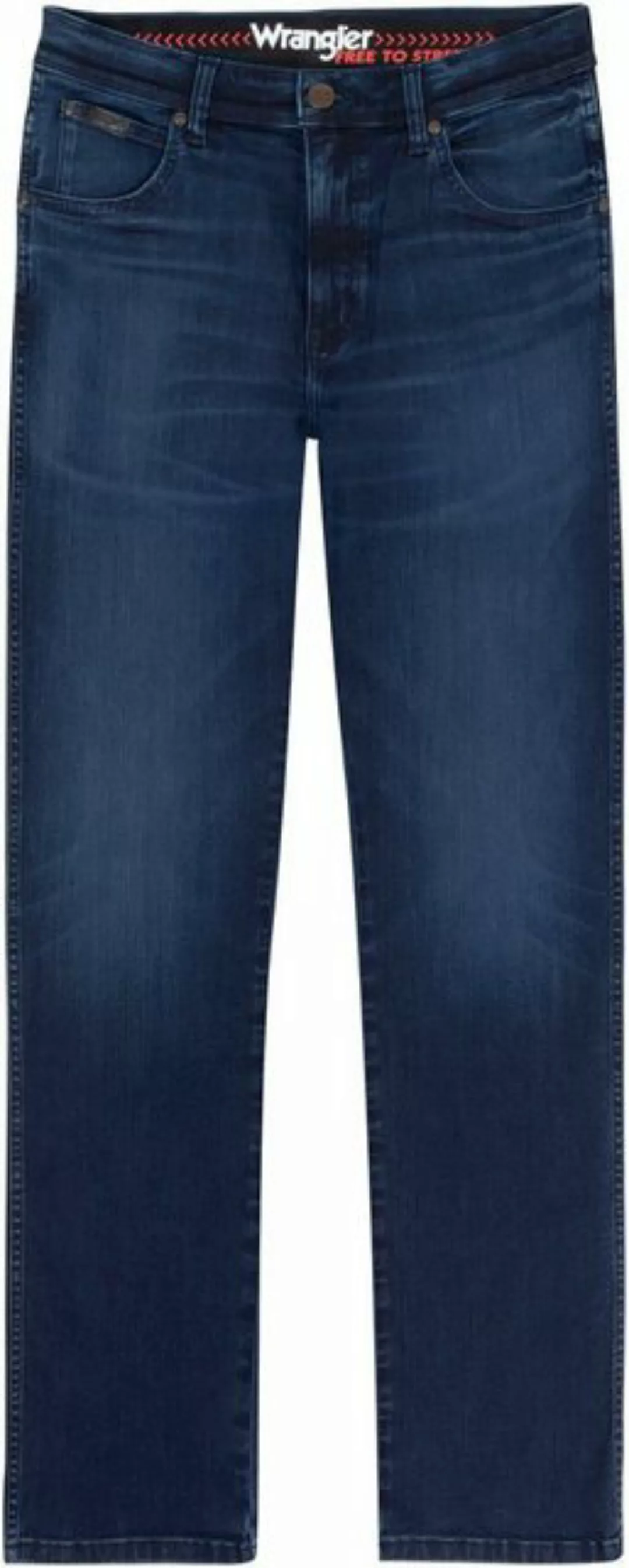 Wrangler Herren Jeans TEXAS - Regular Fit - Blau - Arm Strong günstig online kaufen