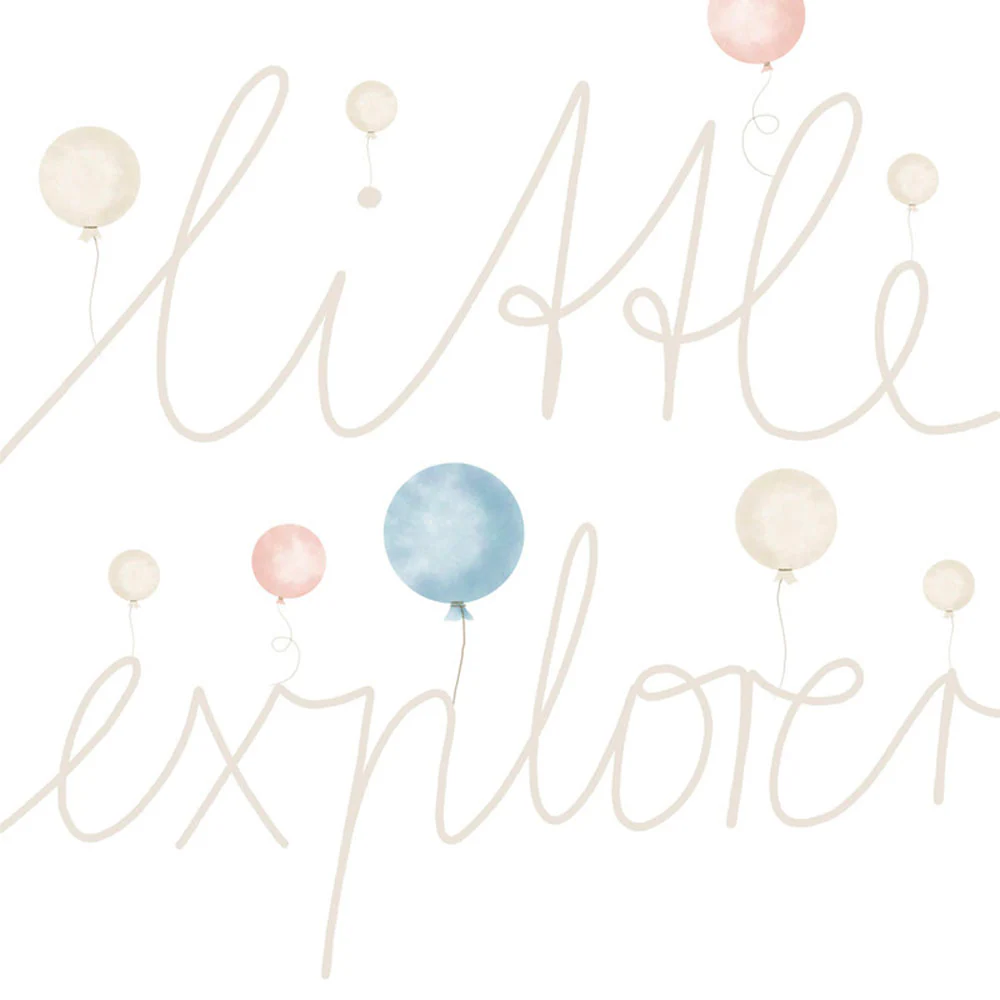 A.S. Création Leinwandbild "Lil Explorer 2 - Wandbild Beige Blau Keilrahmen günstig online kaufen