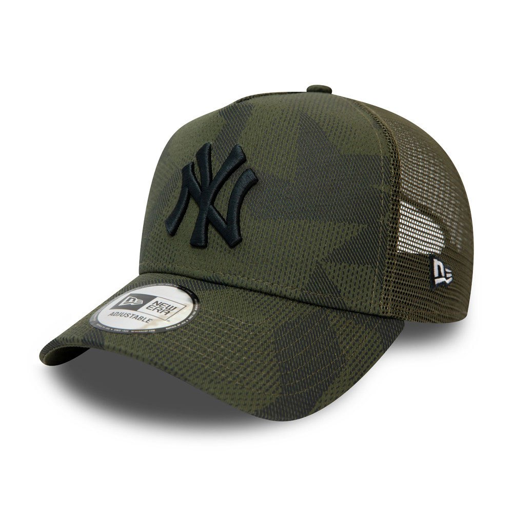 New Era Multi Camo Trucker New York Yankees Deckel One Size Green Med günstig online kaufen