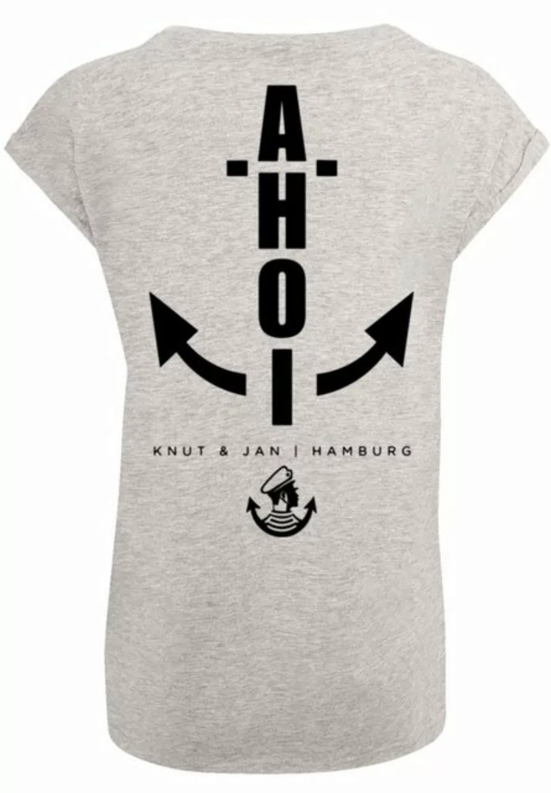 F4NT4STIC T-Shirt PLUS SIZE Ahoi Anker Knut & Jan Hamburg Print günstig online kaufen