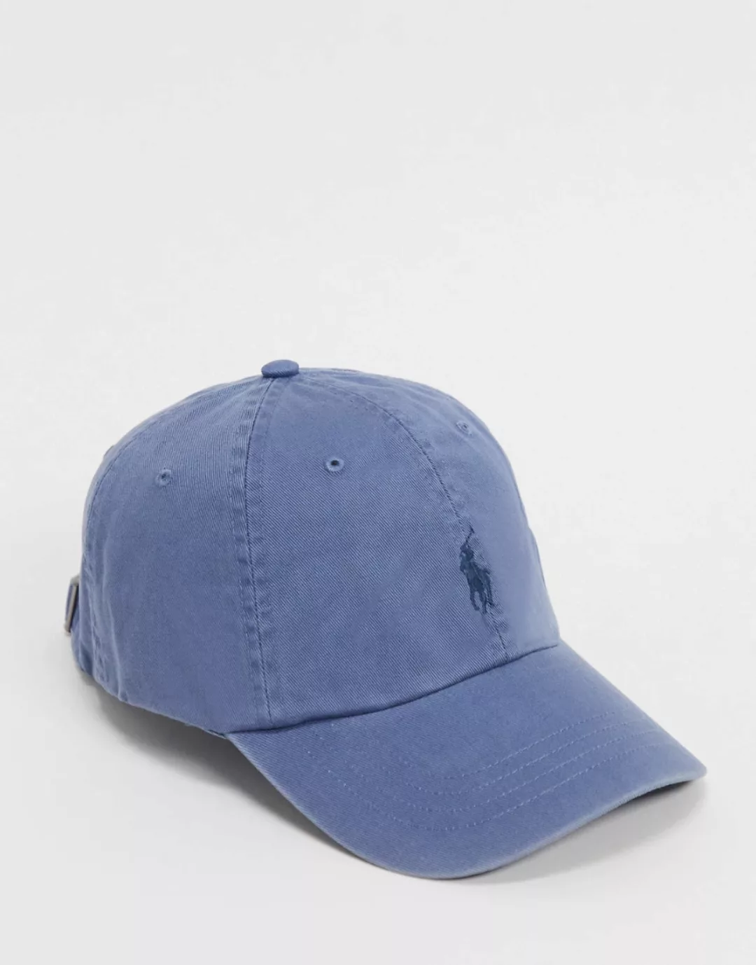 Polo Ralph Lauren – Kappe mit Pony-Logo in Blau günstig online kaufen