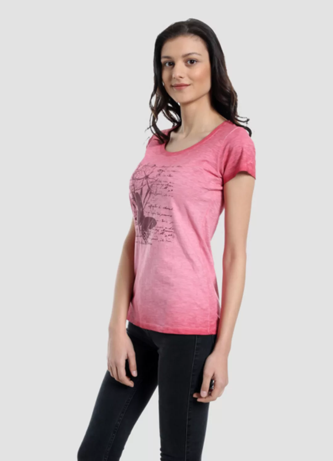 Wor-4132 Damen G.Dyed T-shirt günstig online kaufen