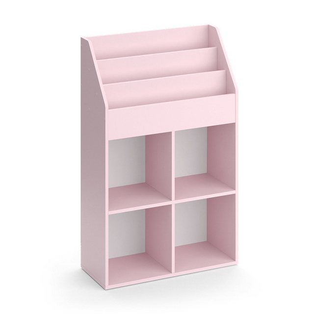 Vicco Bücherregal Luigi, Rosa, 72 x 114.2 cm ohne Faltboxen günstig online kaufen