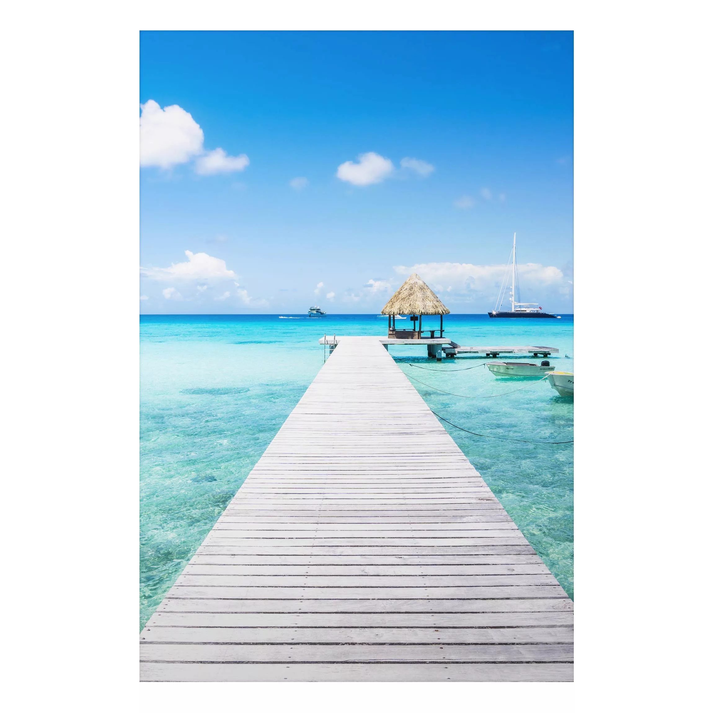 Alu-Dibond Bild Urlaub in den Tropen günstig online kaufen