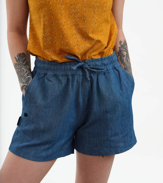 Twill-shorts Francis Aus Light Denim günstig online kaufen