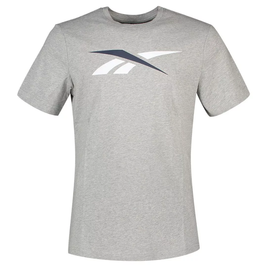 Reebok Training Essentials Vector Logo Kurzärmeliges T-shirt XL Medium Grey günstig online kaufen