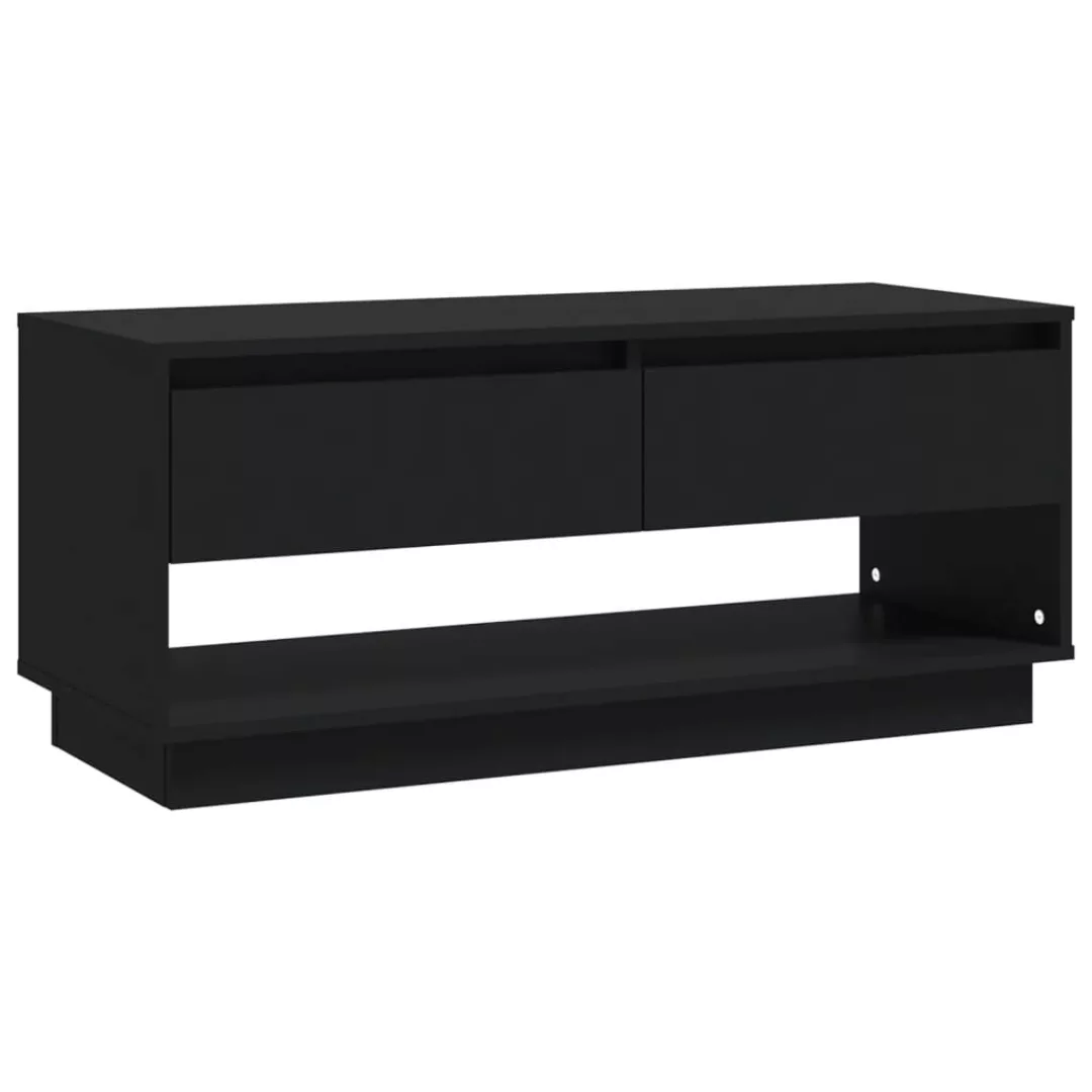 Tv-schrank Schwarz 102x41x44 Cm Spanplatte günstig online kaufen