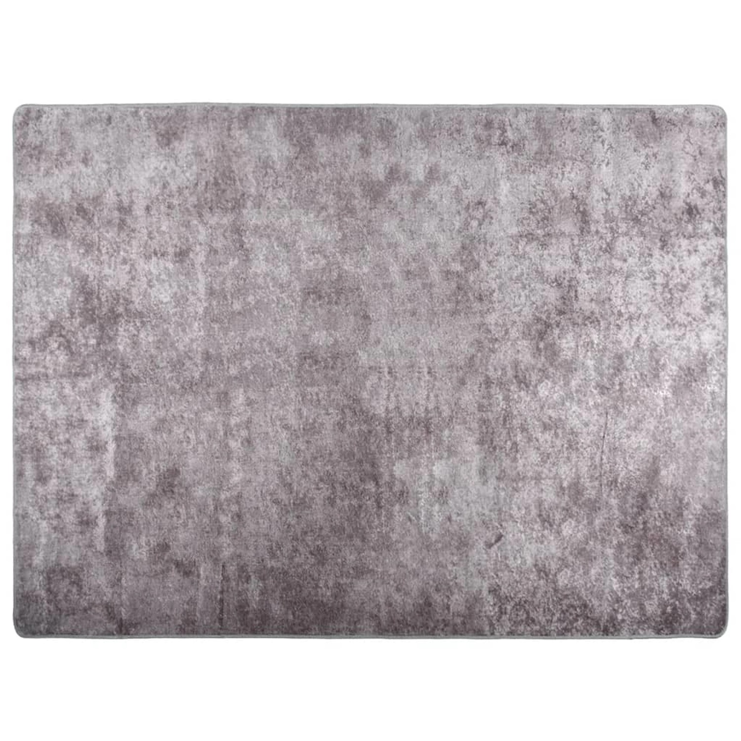 vidaXL Teppich Waschbar Grau 400x300 Cm Rutschfest 1927200 günstig online kaufen