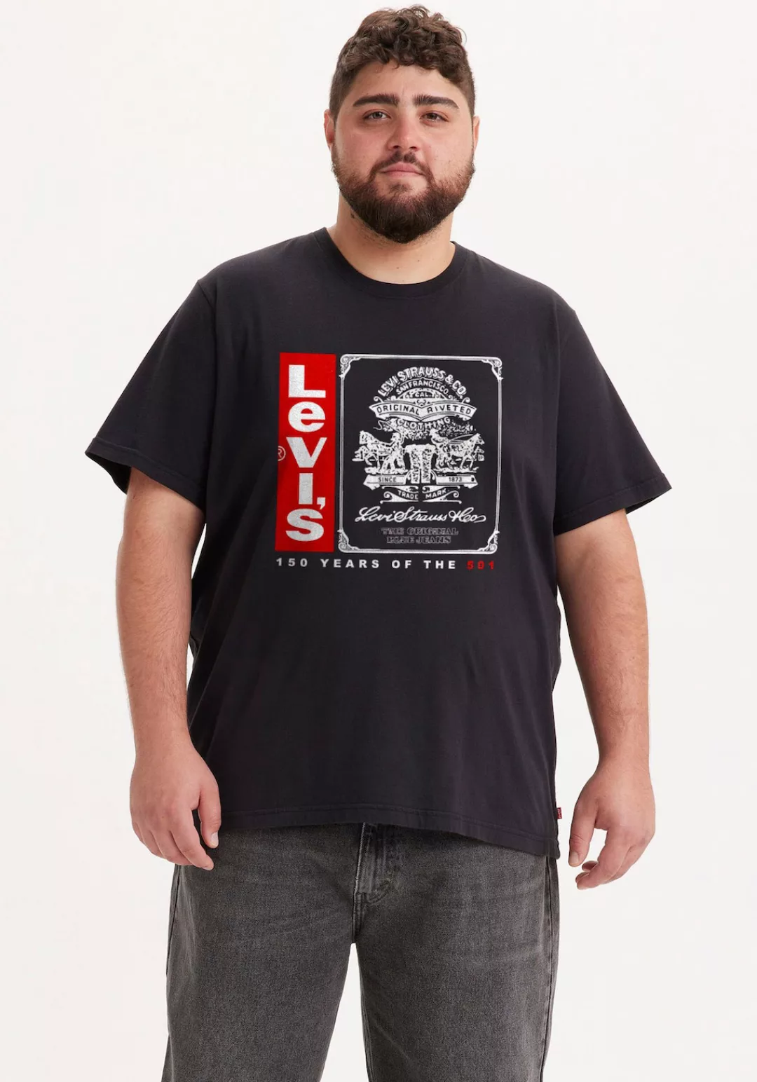 Levi's® Plus Rundhalsshirt BIG SS RELAXED FIT TEE günstig online kaufen