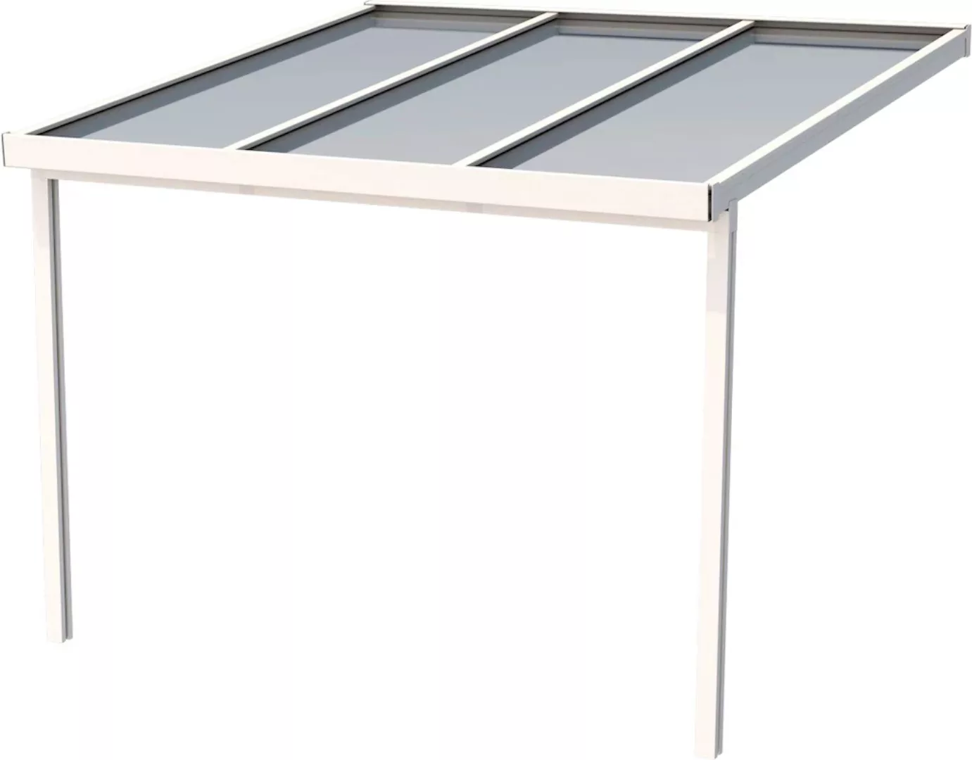 Terrassenüberdachung Premium (BxT) 309 cm x 306 cm Anthrazit Polycarbonat O günstig online kaufen