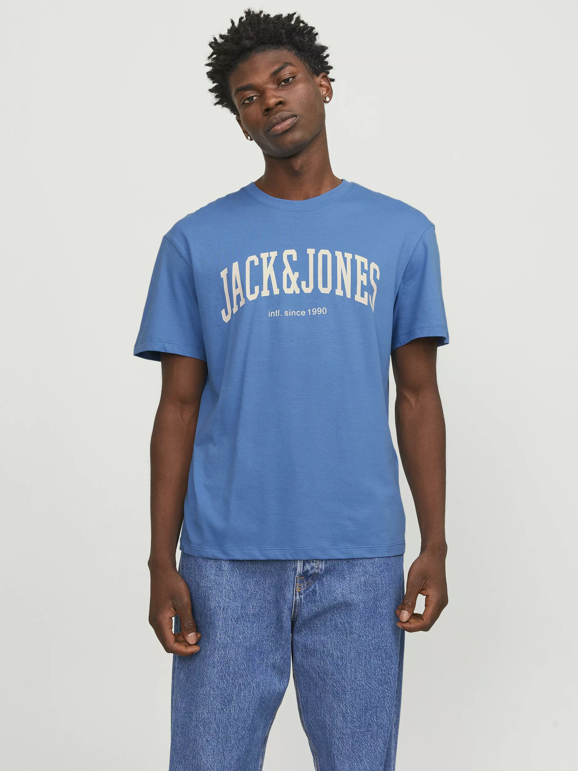 Jack & Jones Rundhalsshirt "JJEJOSH TEE SS CREW NECK NOOS" günstig online kaufen