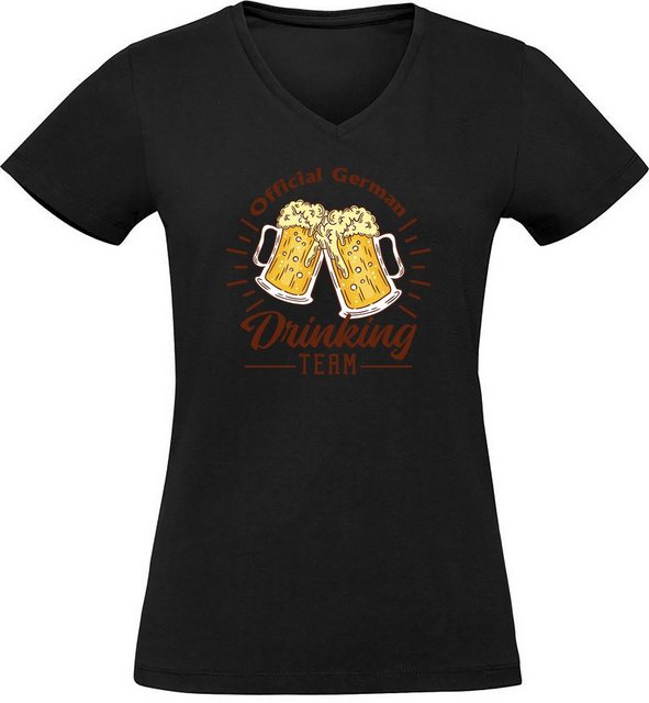 MyDesign24 T-Shirt Damen Oktoberfest T-Shirt - Official German Drinking Tea günstig online kaufen