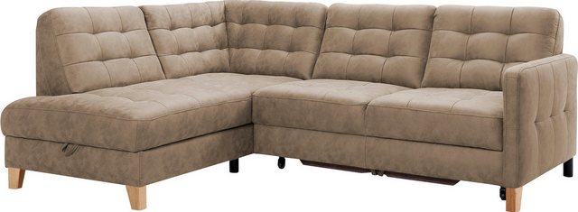 exxpo - sofa fashion Ecksofa "Elio, kompakt und komfortabel, bequem, zeitlo günstig online kaufen