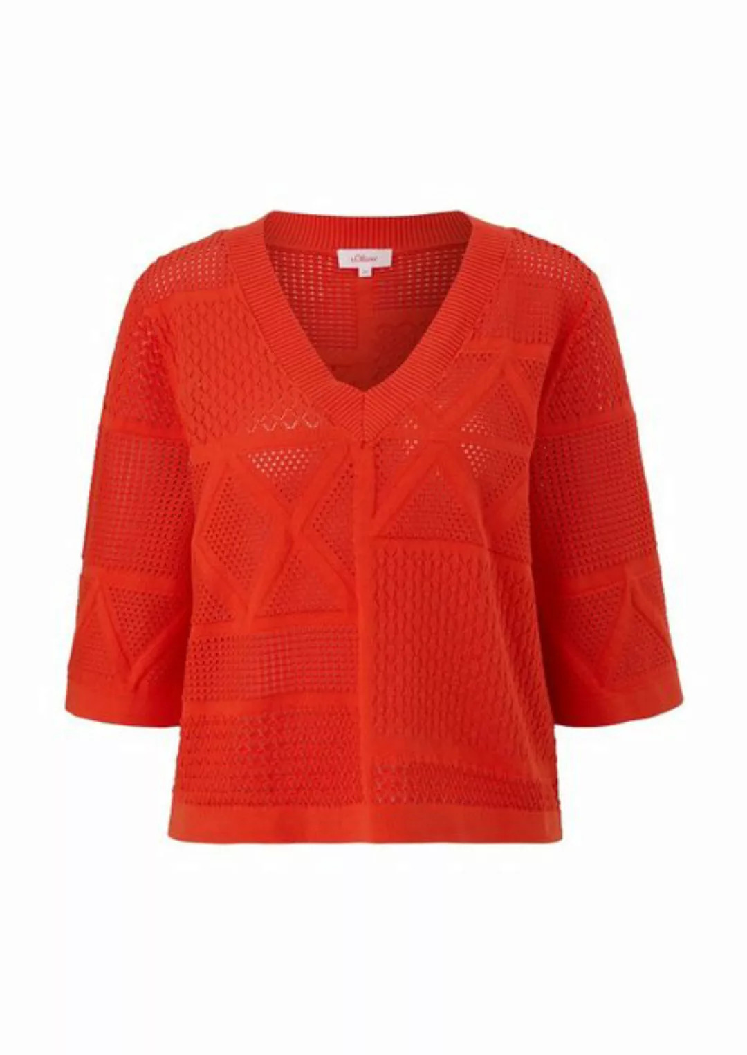 s.Oliver V-Ausschnitt-Pullover Shirt günstig online kaufen
