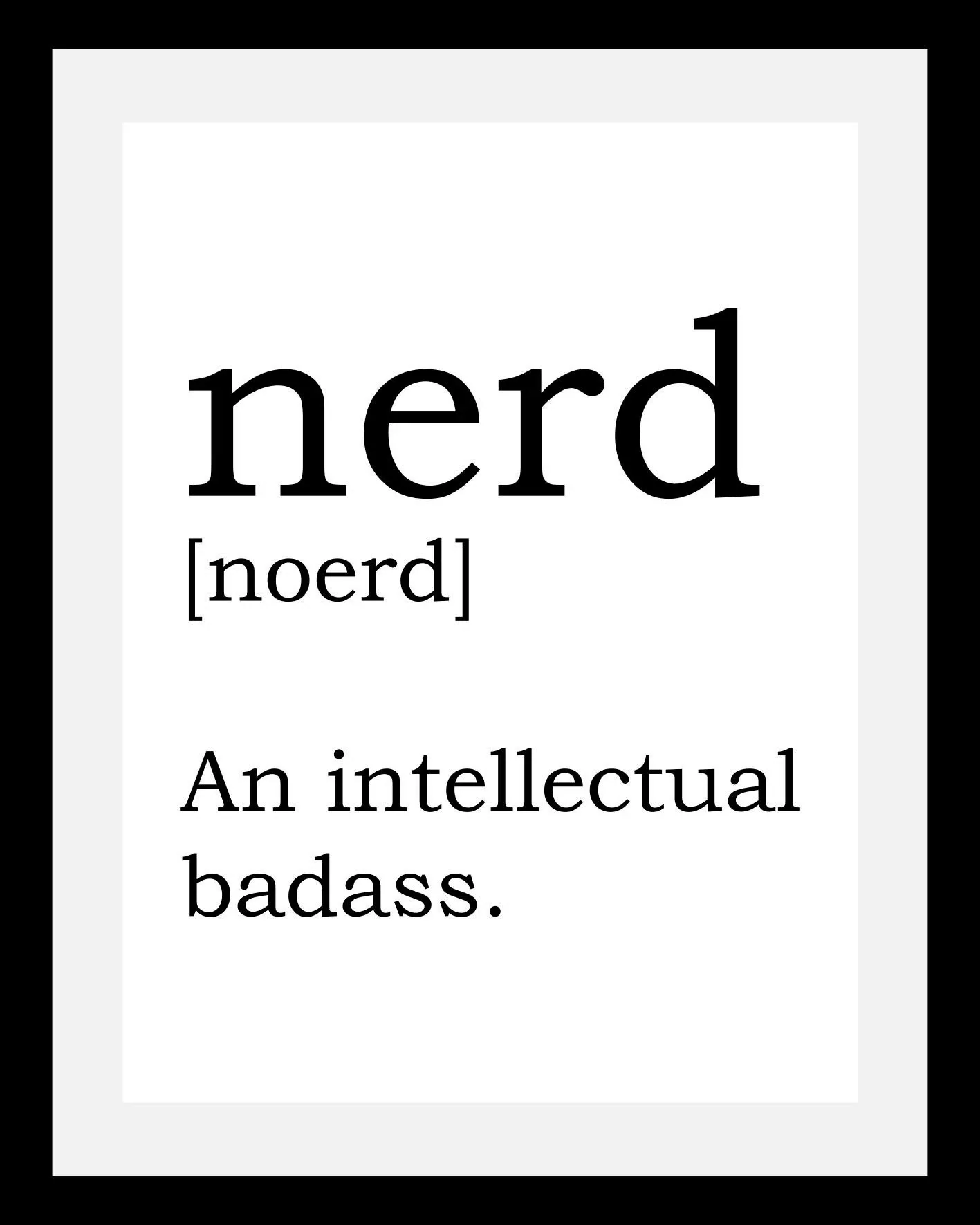 queence Bild "Nerd" günstig online kaufen