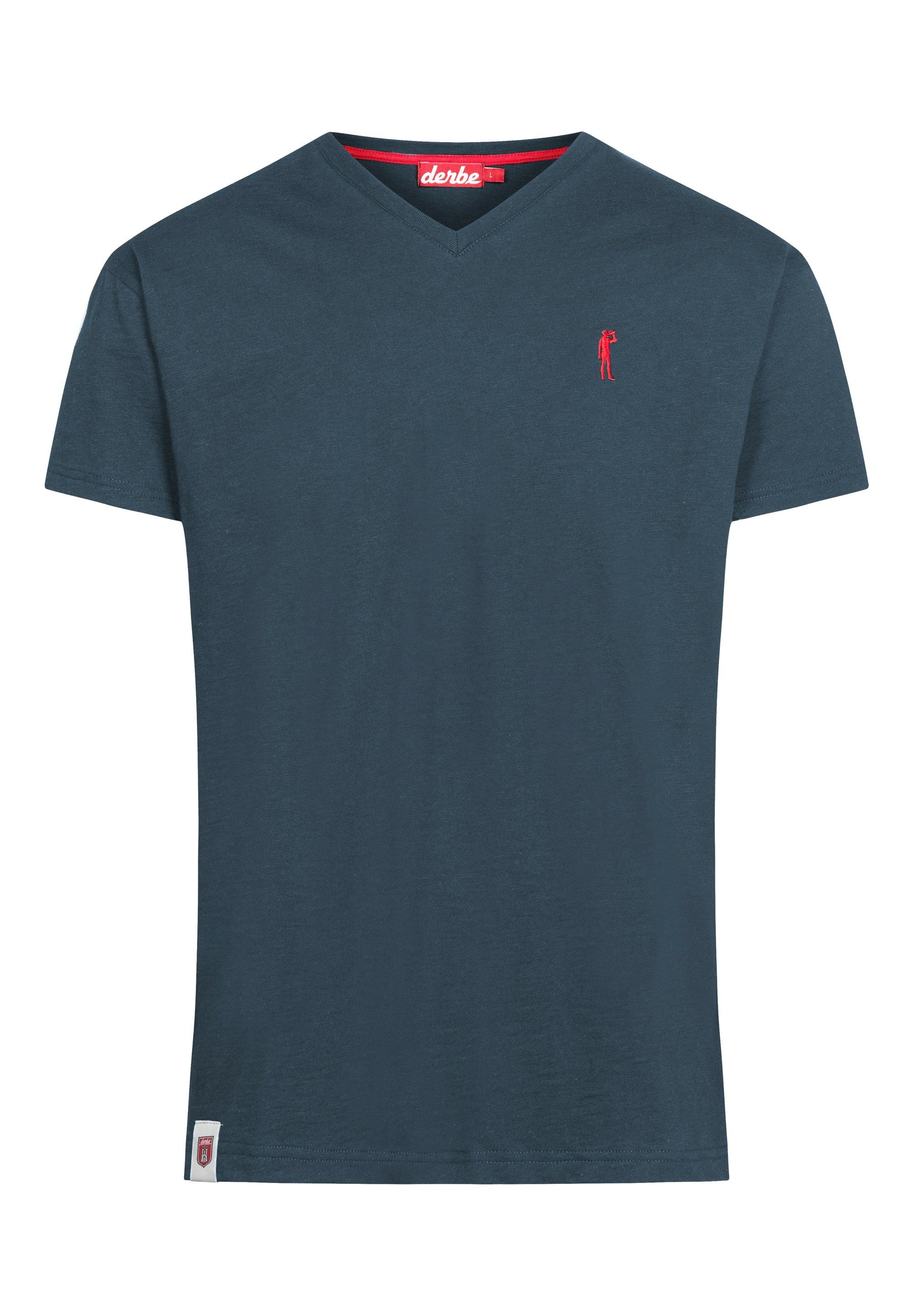 Derbe Print-Shirt "Basic Kippes", Made in Portugal, Flamé Qualität günstig online kaufen
