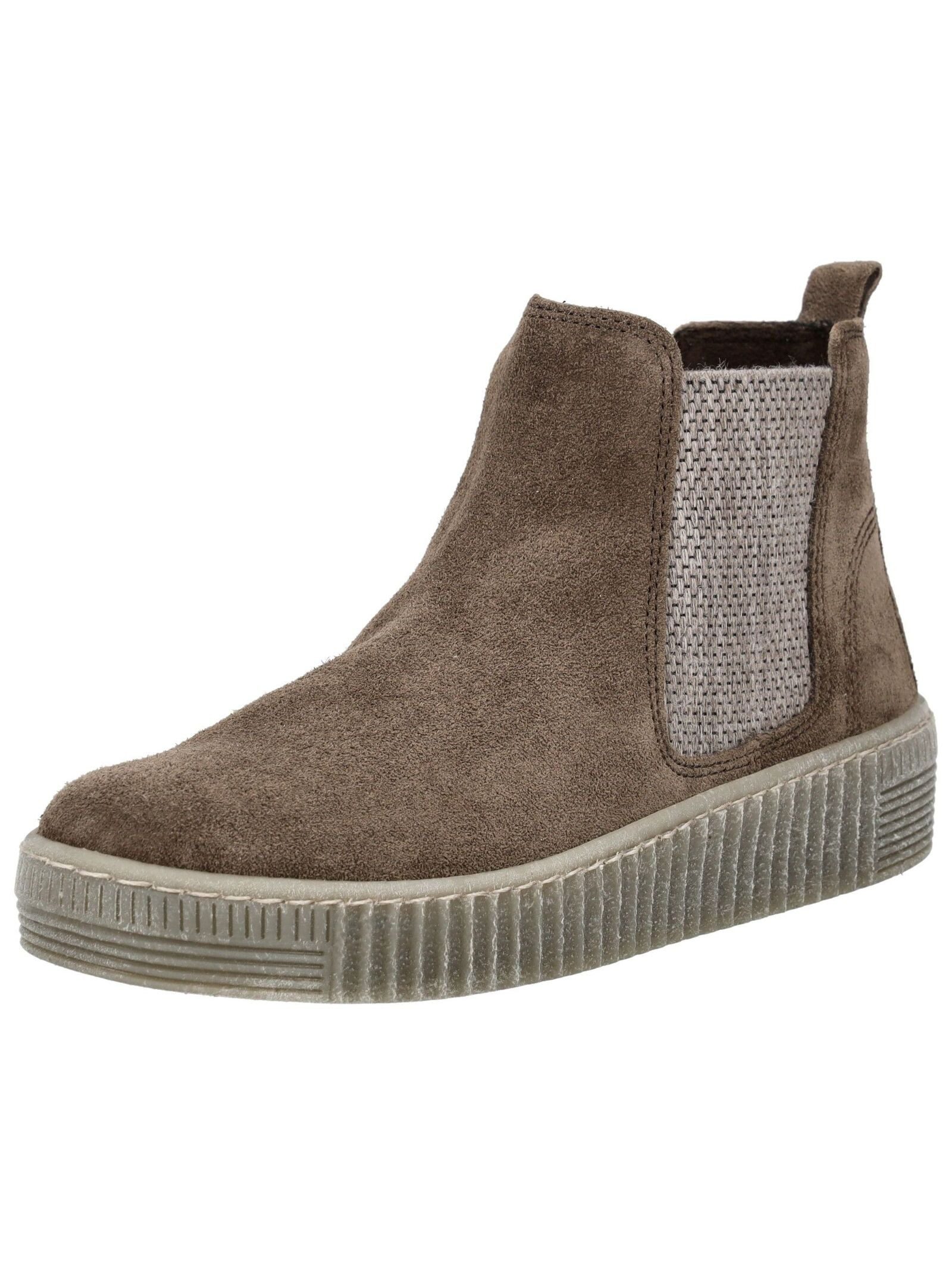 Gabor Gabor Stiefelette Veloursleder/Textil Plateaustiefelette günstig online kaufen