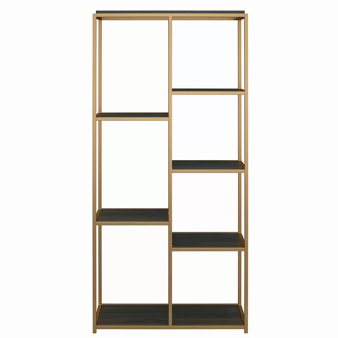 Offenes Regal Goldfarben in modernem Design 180 cm hoch günstig online kaufen