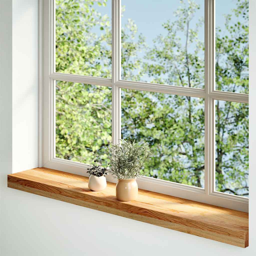 vidaXL Stufenmatte Fensterbänke 2 Stk. Hellbraun günstig online kaufen