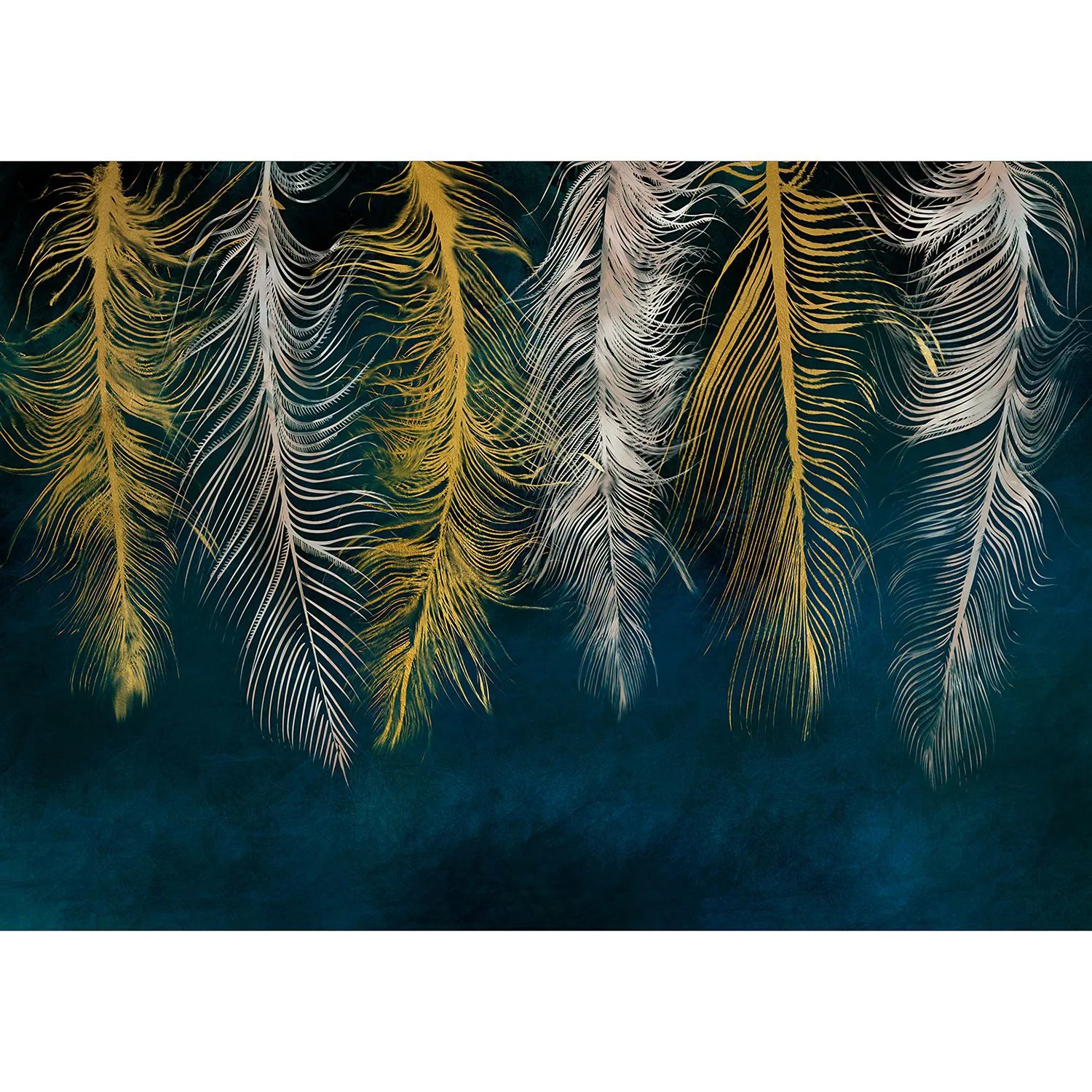 Fototapete - Gilded Feathers günstig online kaufen