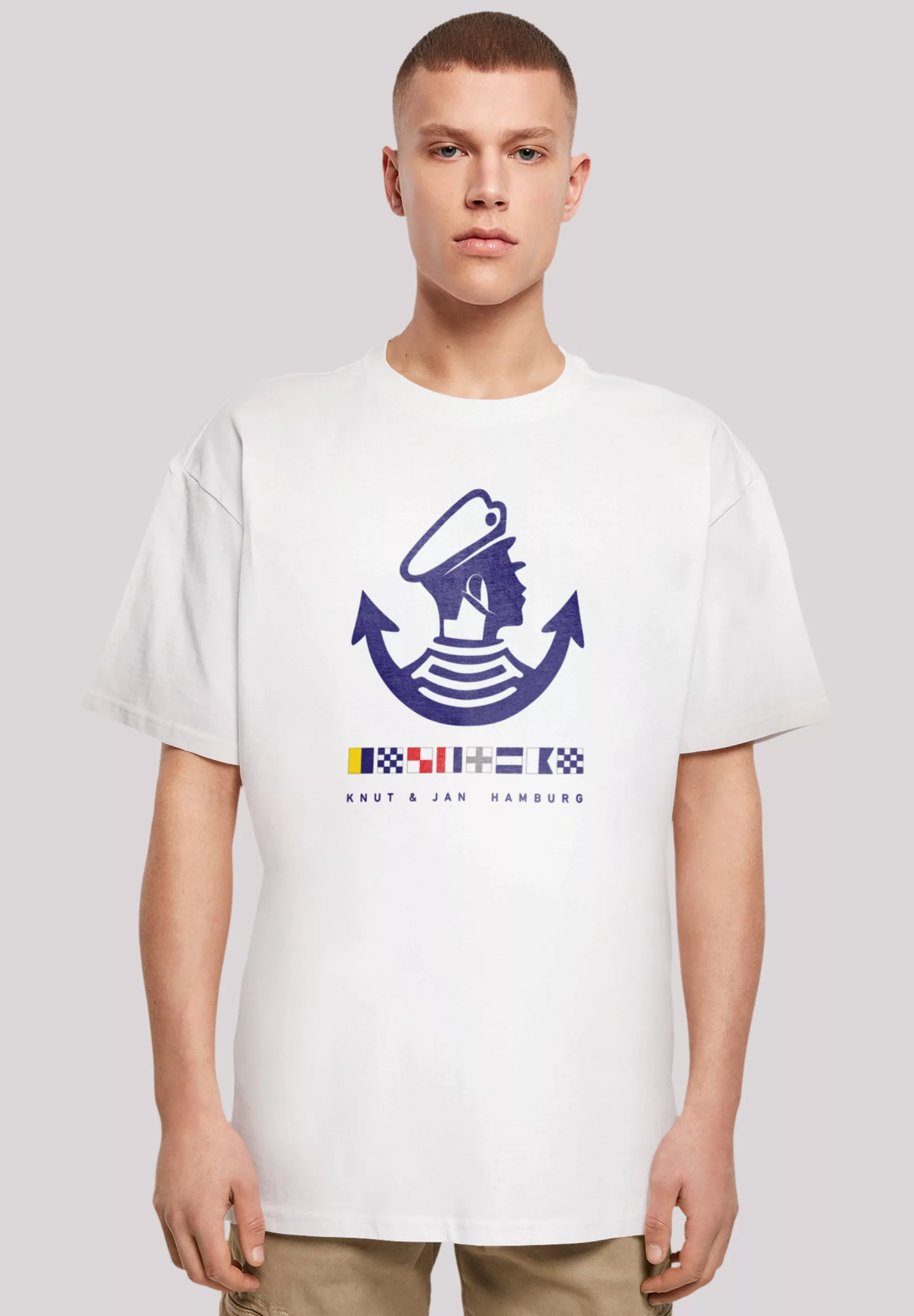 F4NT4STIC T-Shirt "Knut & Jan Hamburg Logo" günstig online kaufen