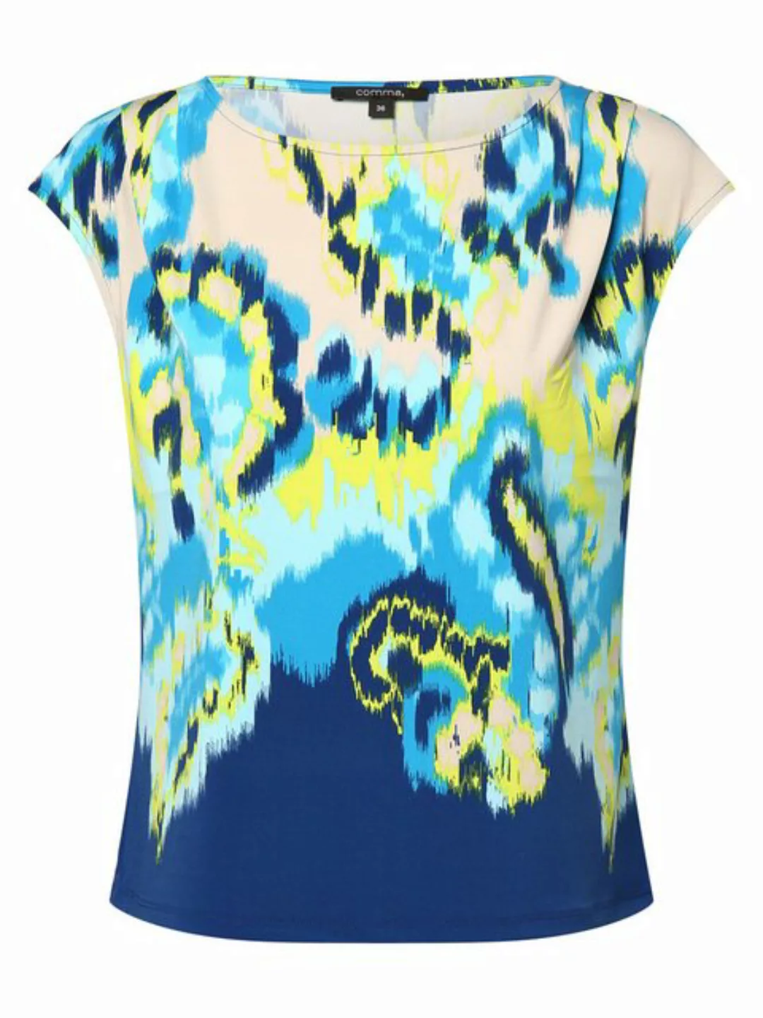 Comma Shirttop Fließendes Jersey-Shirt mit All-over-Print günstig online kaufen