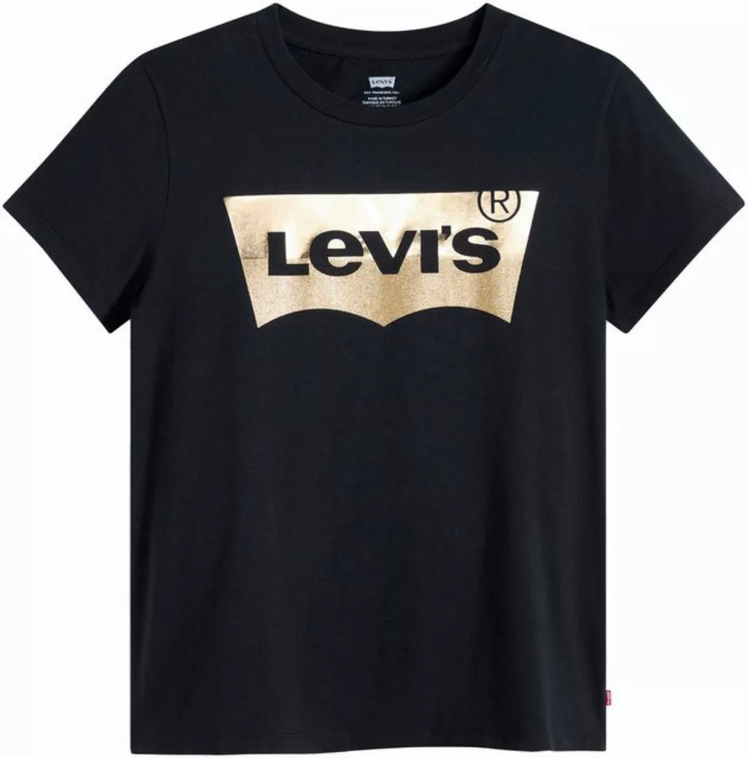 Levi's® Rundhalsshirt THE PERFECT TEE mit Logo im Metallic-Holo Print günstig online kaufen