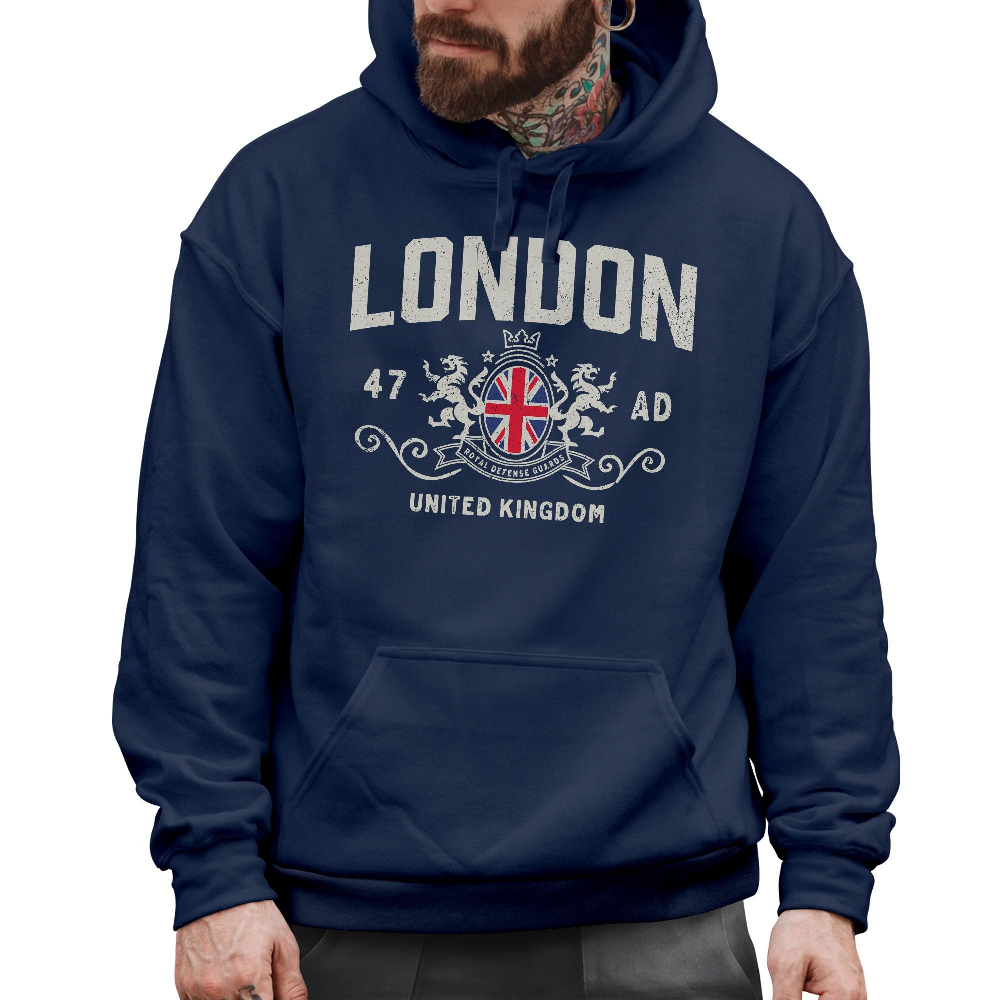 Neverless Hoodie Hoodie Herren London United günstig online kaufen