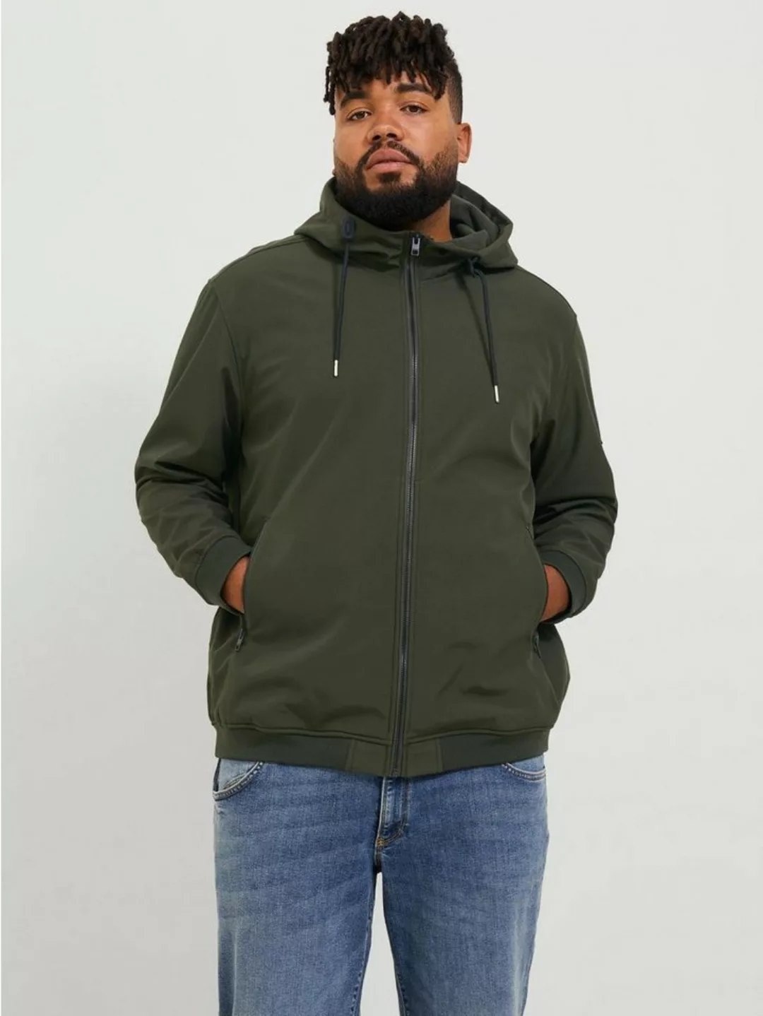 Jack & Jones PlusSize Softshelljacke "JJEBASIC SOFTSHELL HOOD NOOS PLS", mi günstig online kaufen