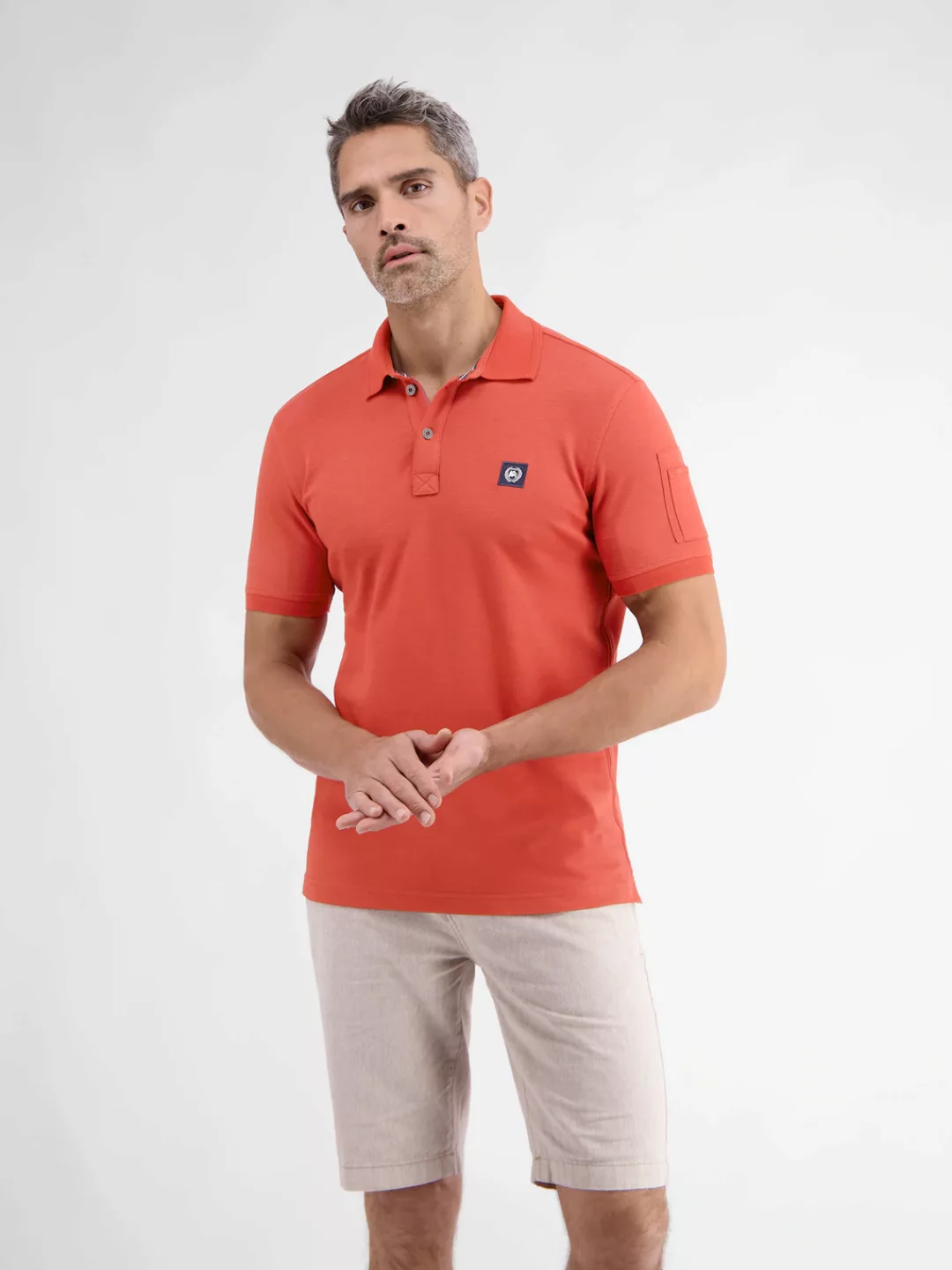 LERROS Poloshirt "LERROS Poloshirt mit Punkt-Print" günstig online kaufen