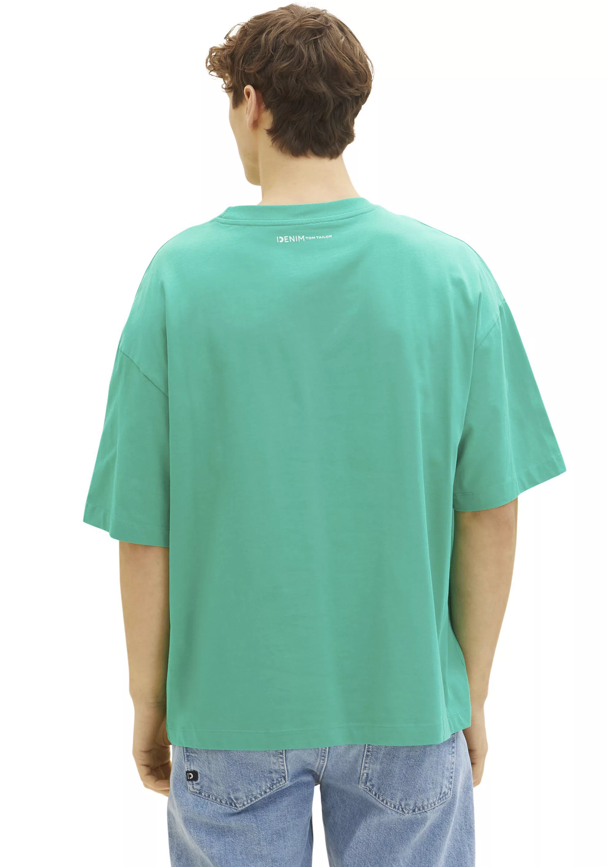 Tom Tailor Denim Herren T-Shirt OVERSIZED - Relaxed Fit günstig online kaufen