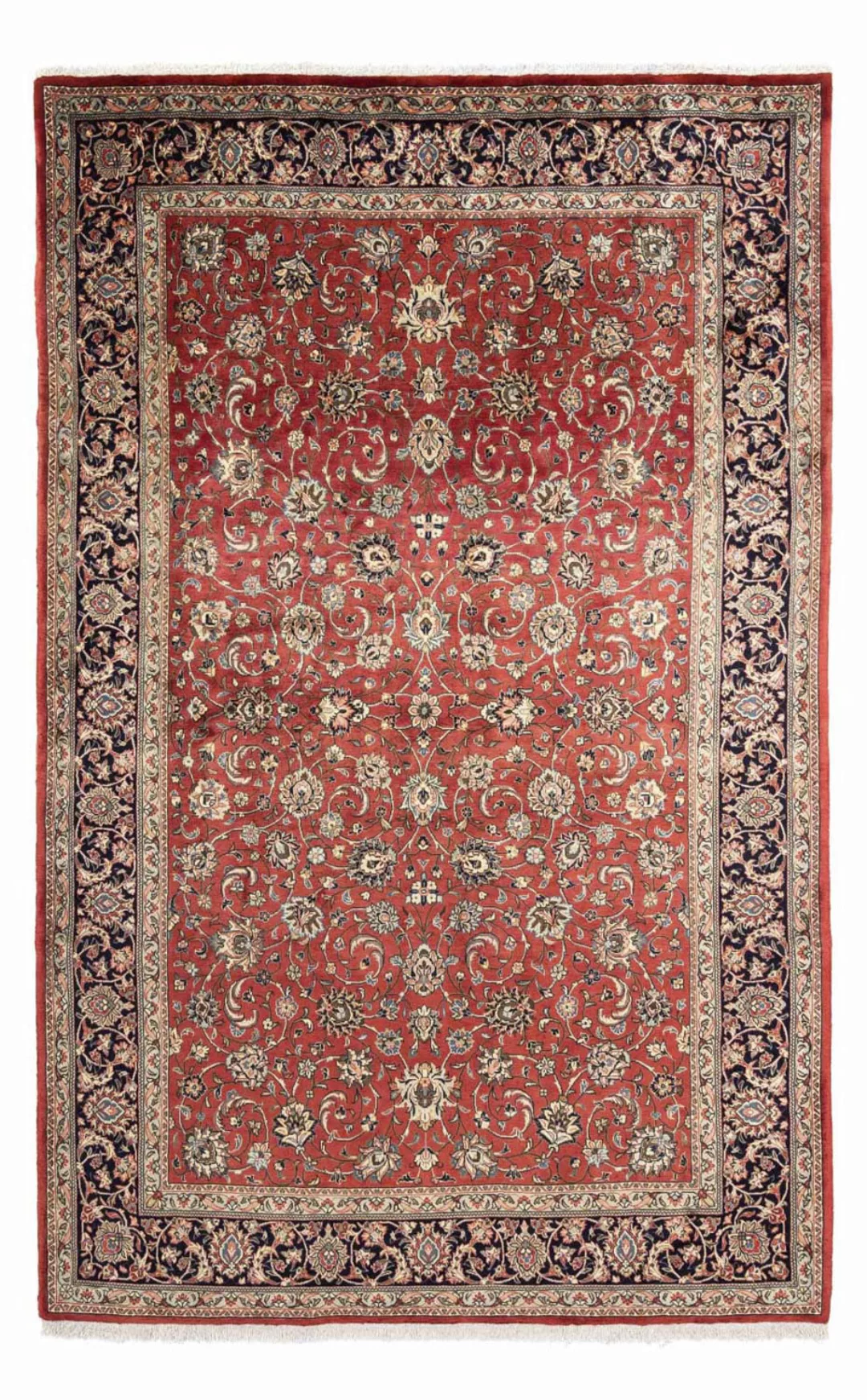 morgenland Wollteppich »Kaschmar Blumenmuster Beige 297 x 202 cm«, rechteck günstig online kaufen