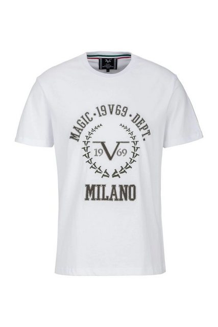 19V69 ITALIA T-Shirt - kurzarm Shirt mit Print - T-Shirt mit Logo - MARCELL günstig online kaufen