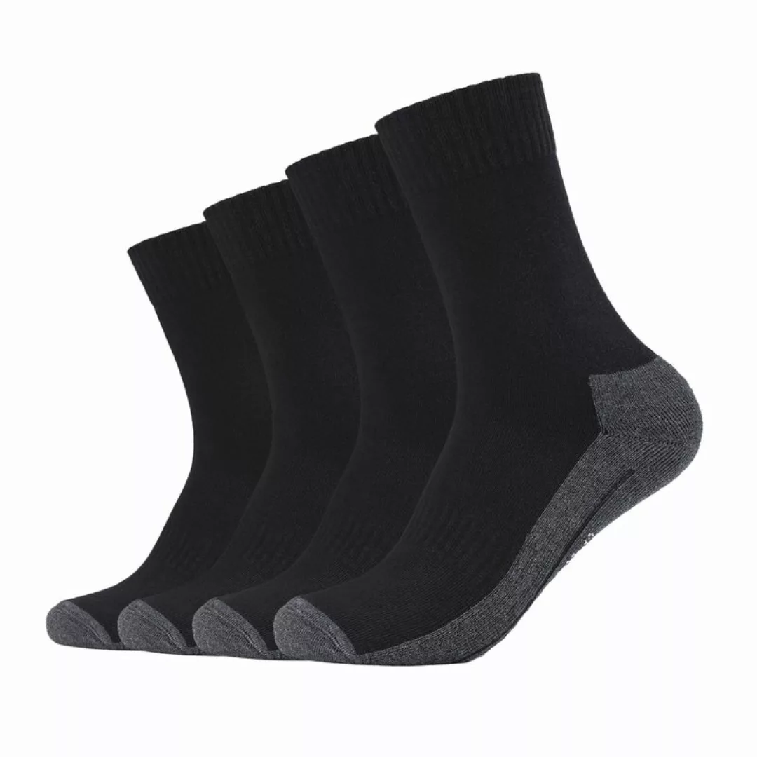 Camano Unisex Socken - Pro Tex Function, einfarbig, 4er Pack Schwarz 39-42 günstig online kaufen