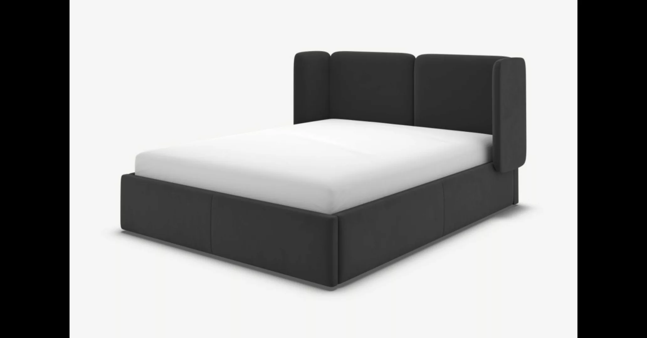 Custom MADE Ricola Polsterbett mit Bettkasten (160 x 200 cm), Baumwollsamt günstig online kaufen