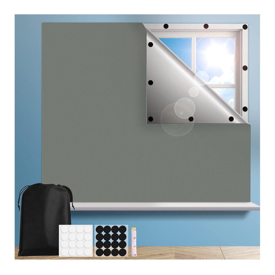 Verdunklungsrollo 100 % Verdunkelungsvorhänge für Schlafzimmer, günstig online kaufen