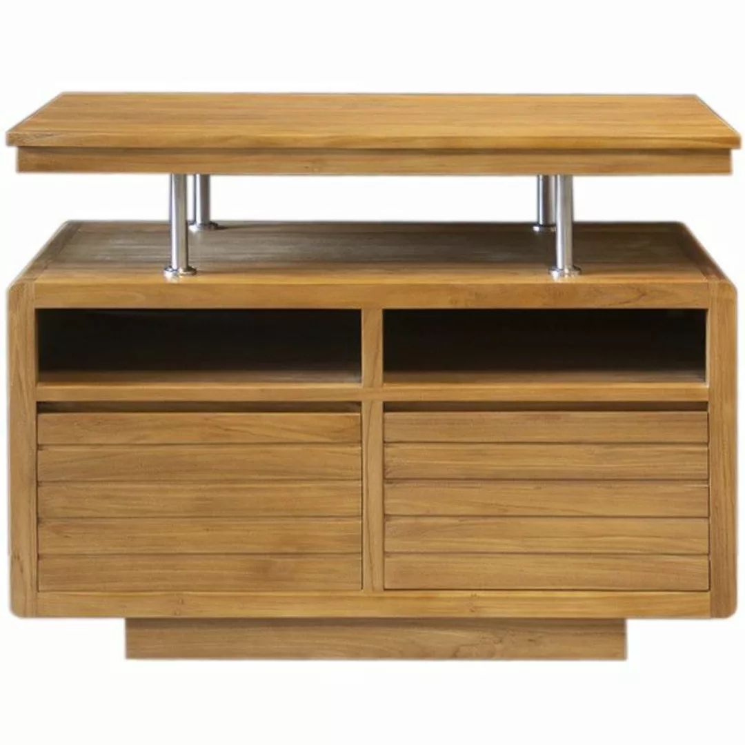 Waschbeckenunterschrank Vibia Teak Massivholz günstig online kaufen