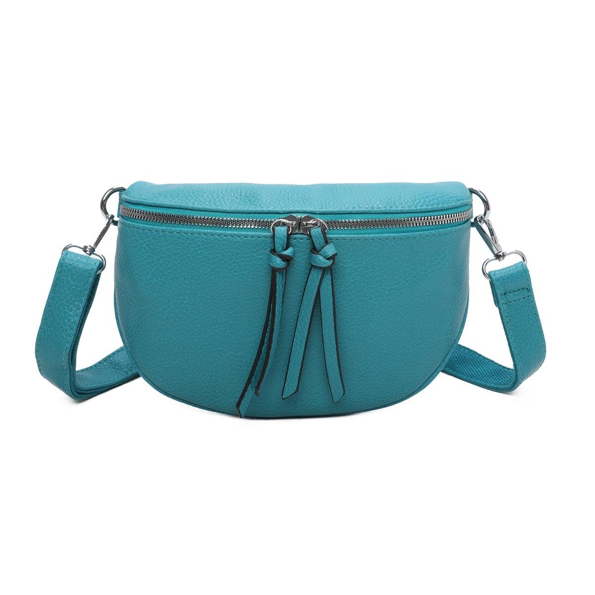 ITALYSHOP24 Bauchtasche Damen Gürteltasche Hüfttasche CrossBody günstig online kaufen