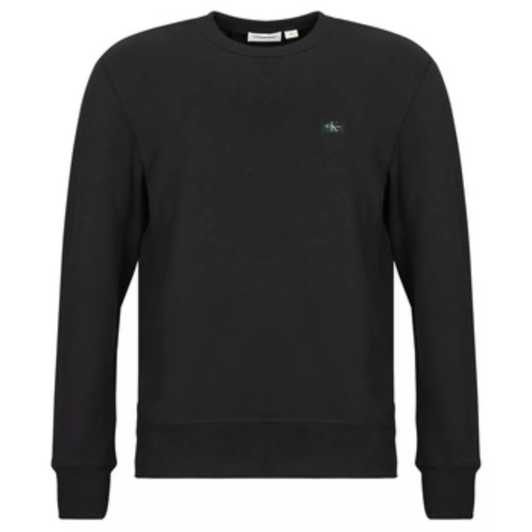 Calvin Klein Jeans  Pullover WOVEN LABEL CREW NECK günstig online kaufen