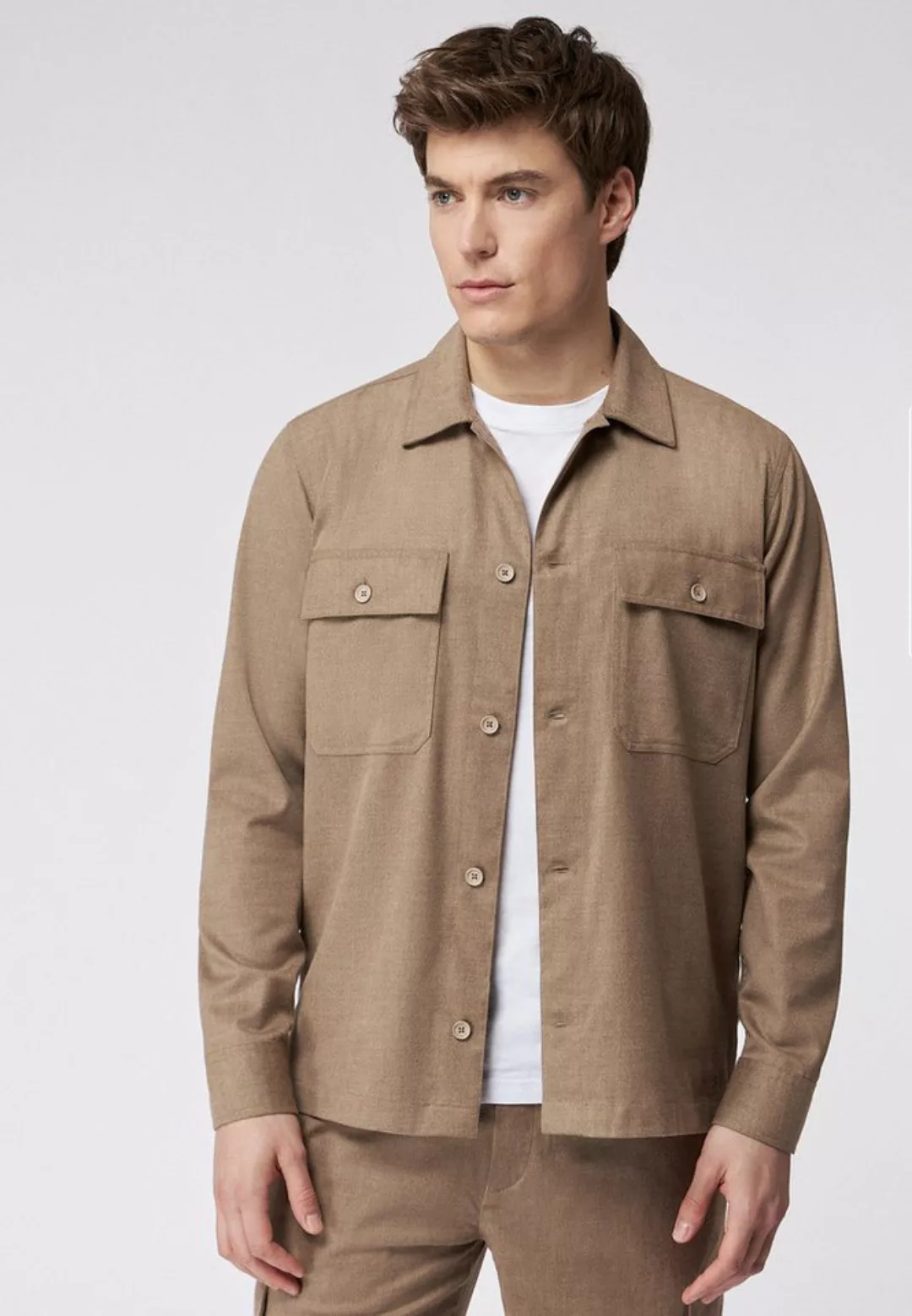 Roy Robson Langarmhemd Overshirt günstig online kaufen