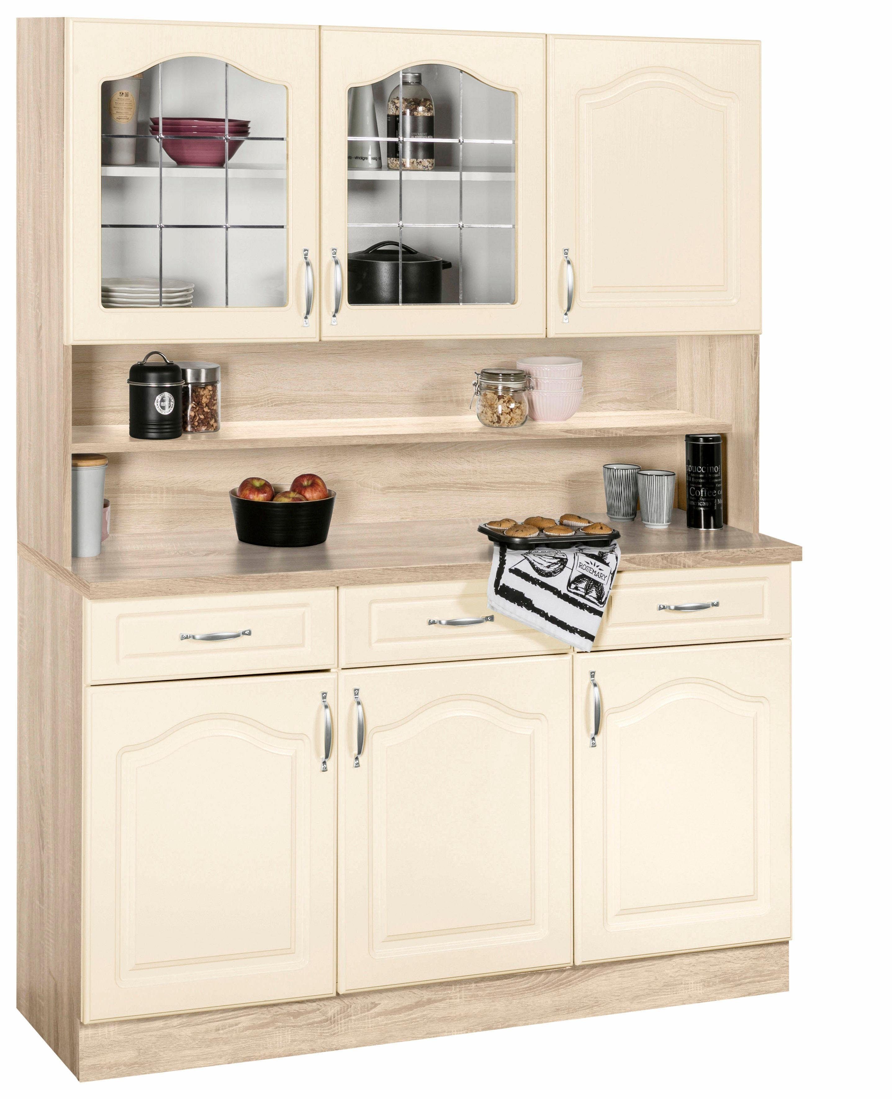 wiho Küchen Küchenbuffet "Linz", 120 cm breit, in Landhaus-Optik günstig online kaufen