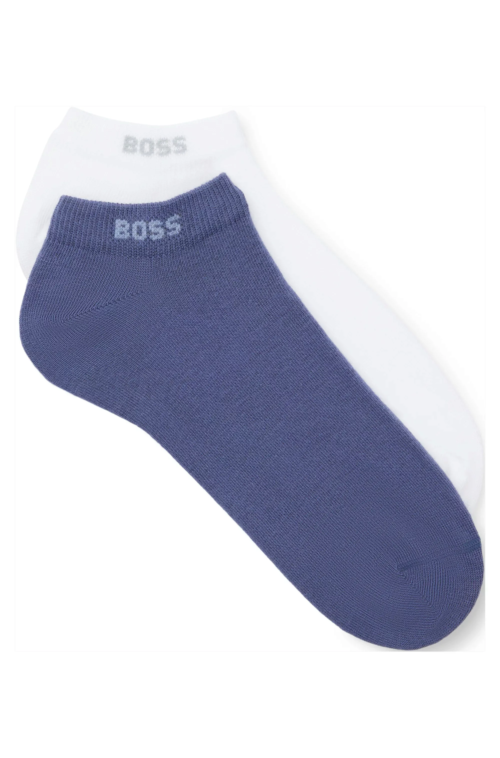 BOSS Sneakersocken "2P AS Uni Colors CC", (Packung, 2 Paar), mit dezentem L günstig online kaufen