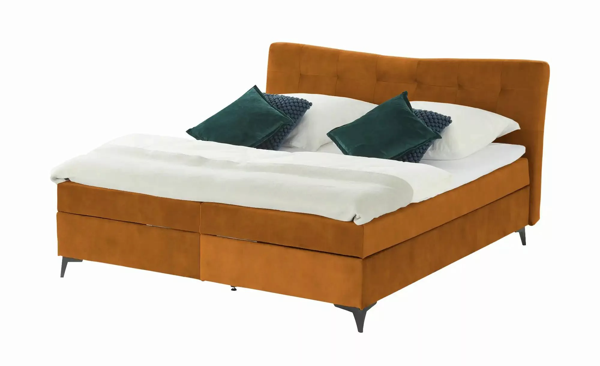 Polsterbett  Melrose ¦ orange ¦ Maße (cm): B: 182 H: 109 Betten > Polsterbe günstig online kaufen