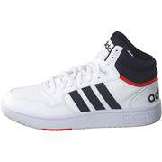 adidas Hoops 3.0 Mid Sneaker Herren weiß|weiß günstig online kaufen