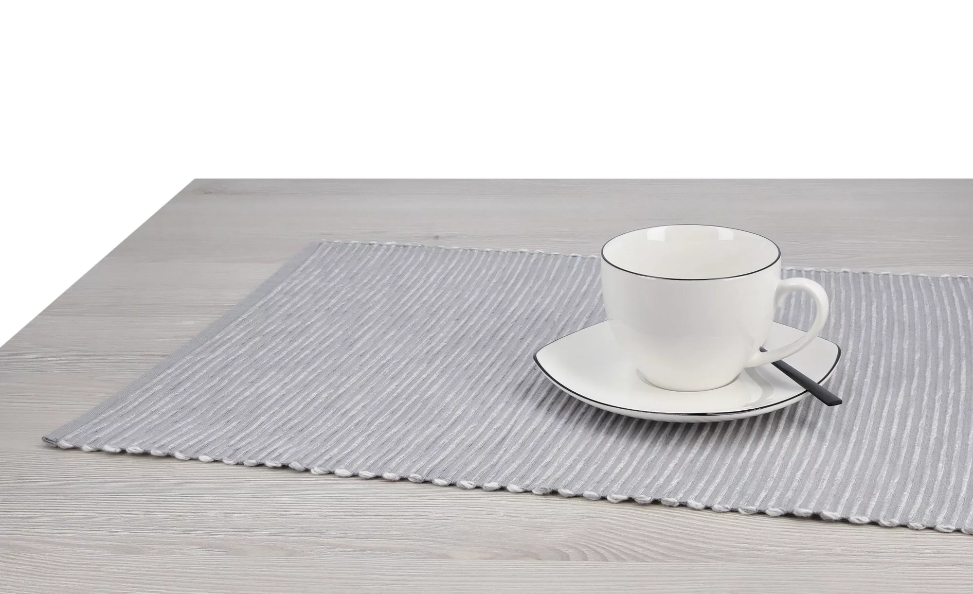 HOME STORY Platzset  Greta ¦ silber ¦ Maße (cm): B: 32 Tischwäsche & Küchen günstig online kaufen