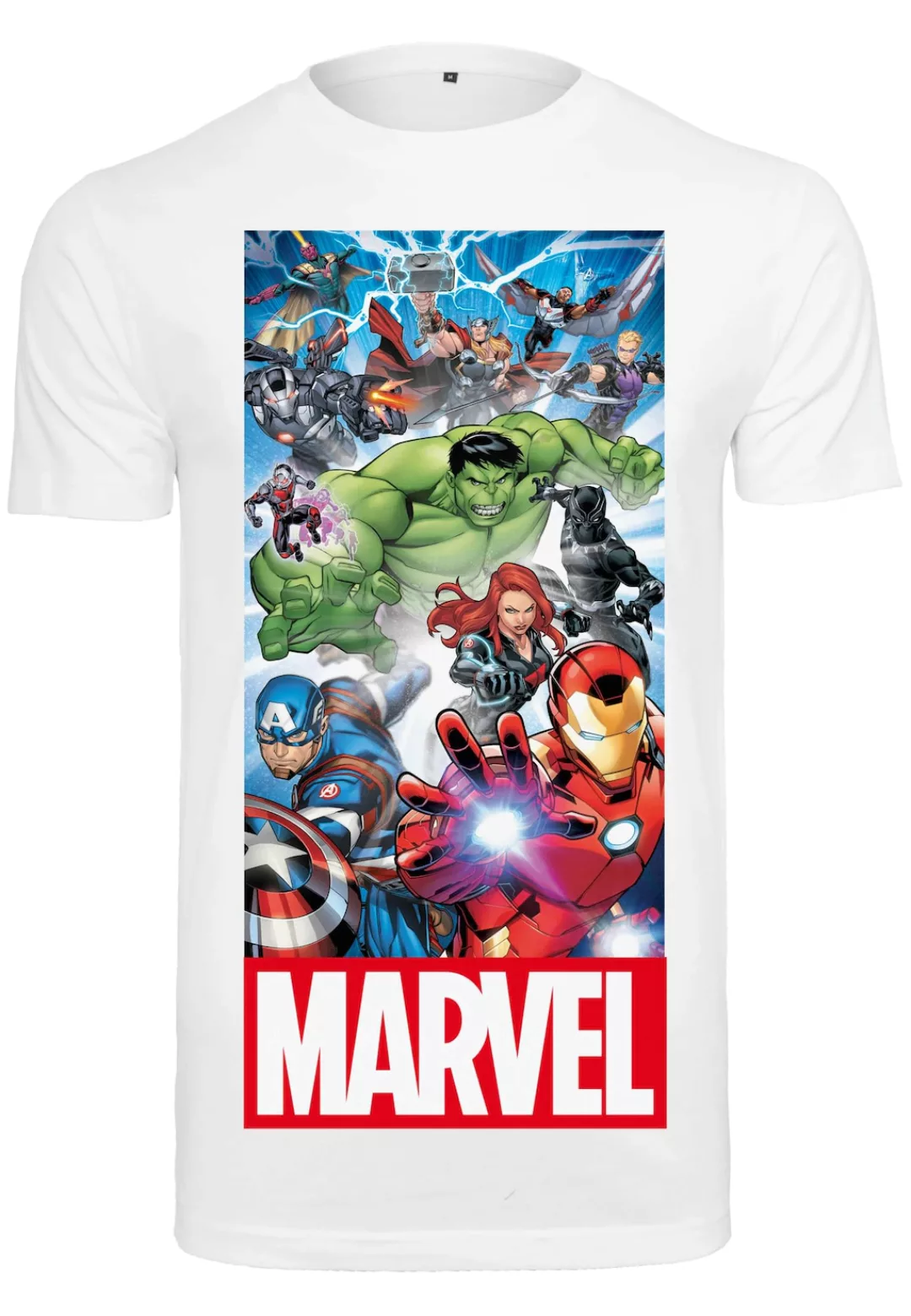 Merchcode Kurzarmshirt "Merchcode Herren Avengers Allstars Team Tee" günstig online kaufen