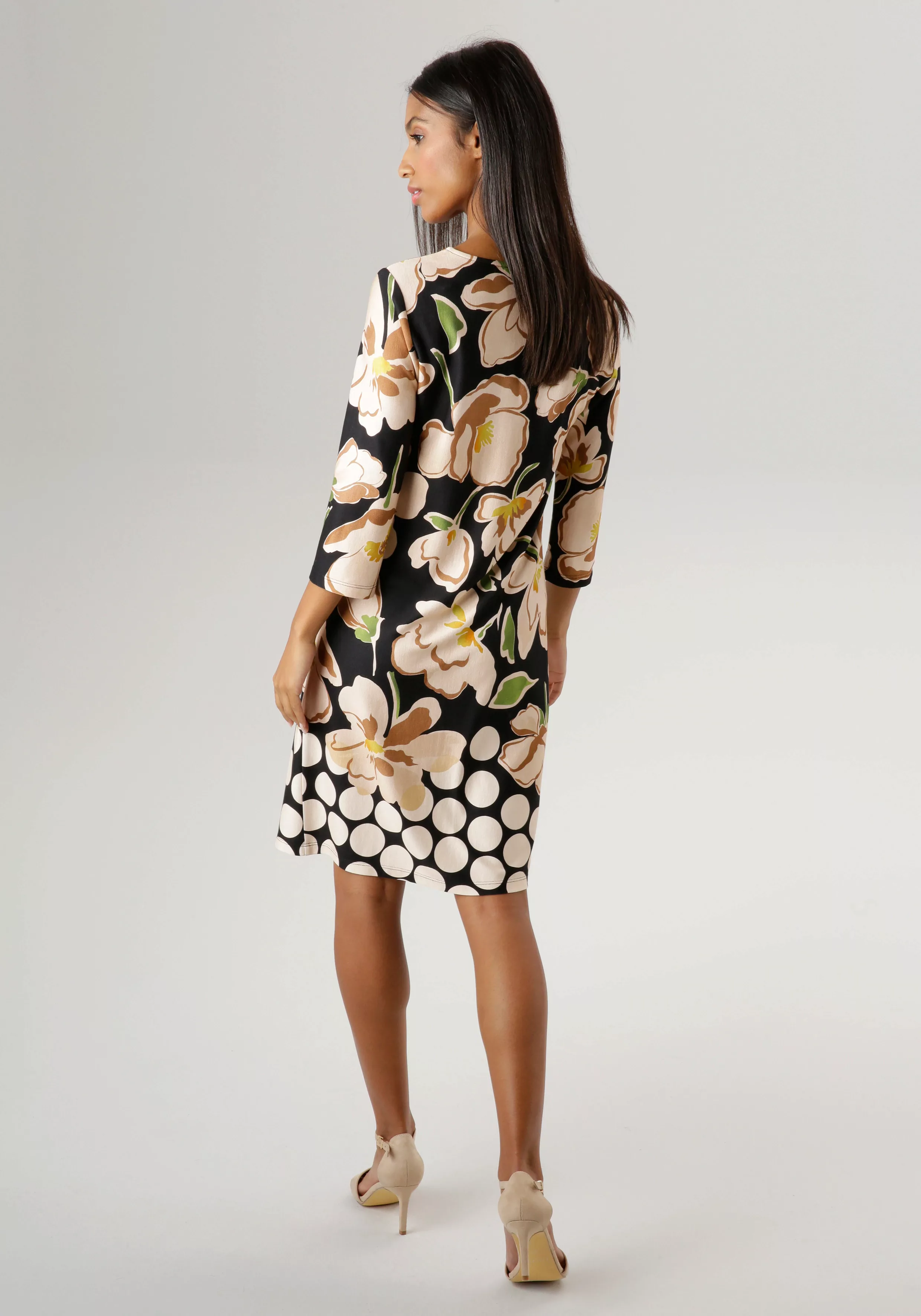 Aniston SELECTED Jerseykleid, mit Punkten am Saum - NEUE KOLLEKTION günstig online kaufen