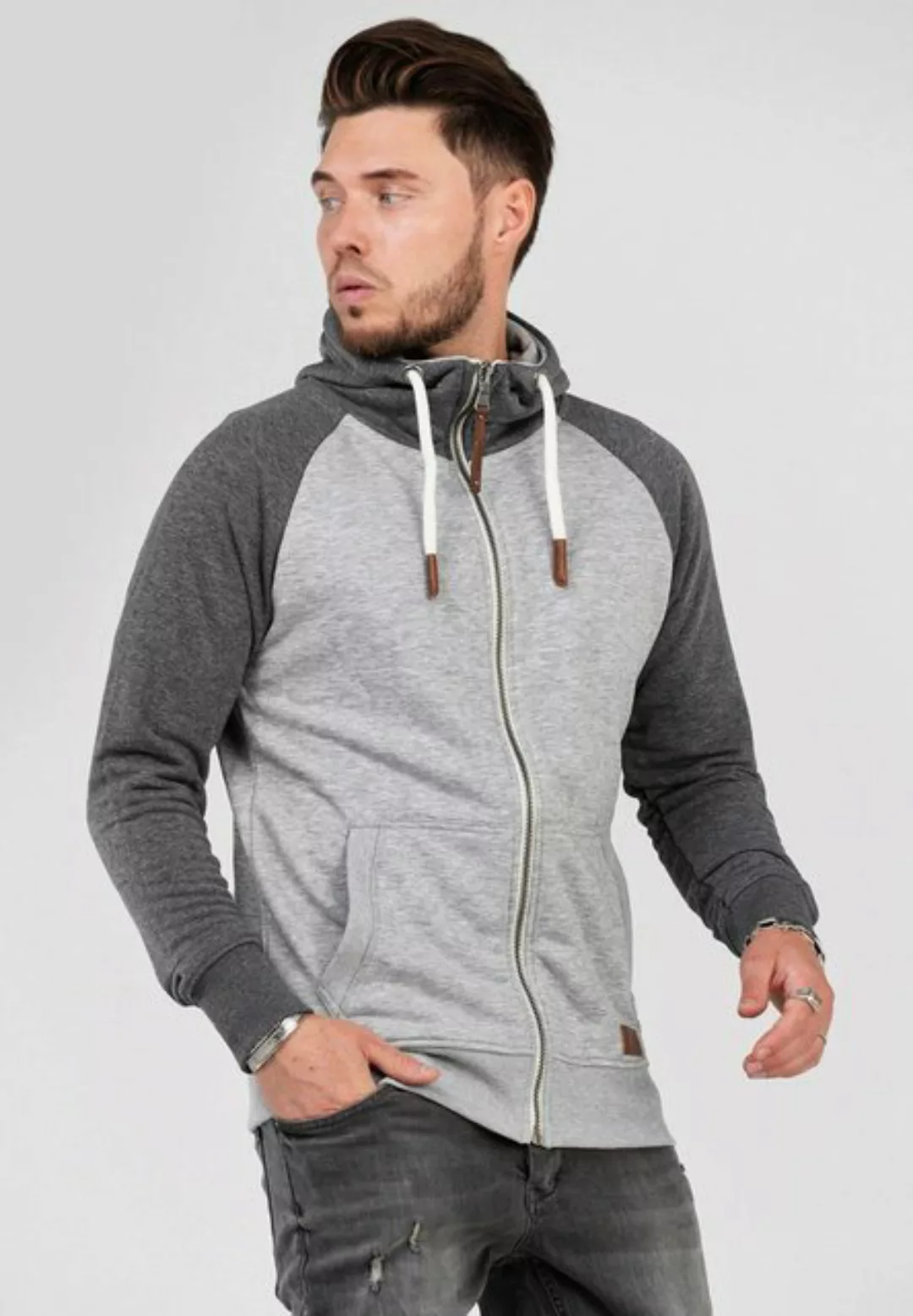 behype Sweatjacke HENRAY mit erhöhtem Kragen günstig online kaufen